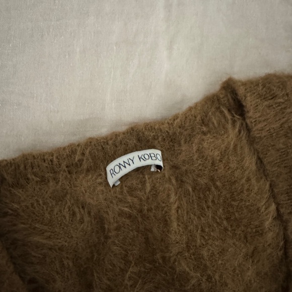 Ronny Kobo Brown Fuzzy Shirt - Picture 6 of 6